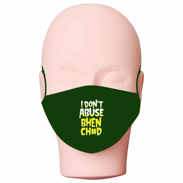 I Dont Abuse Mask Pack Of 2